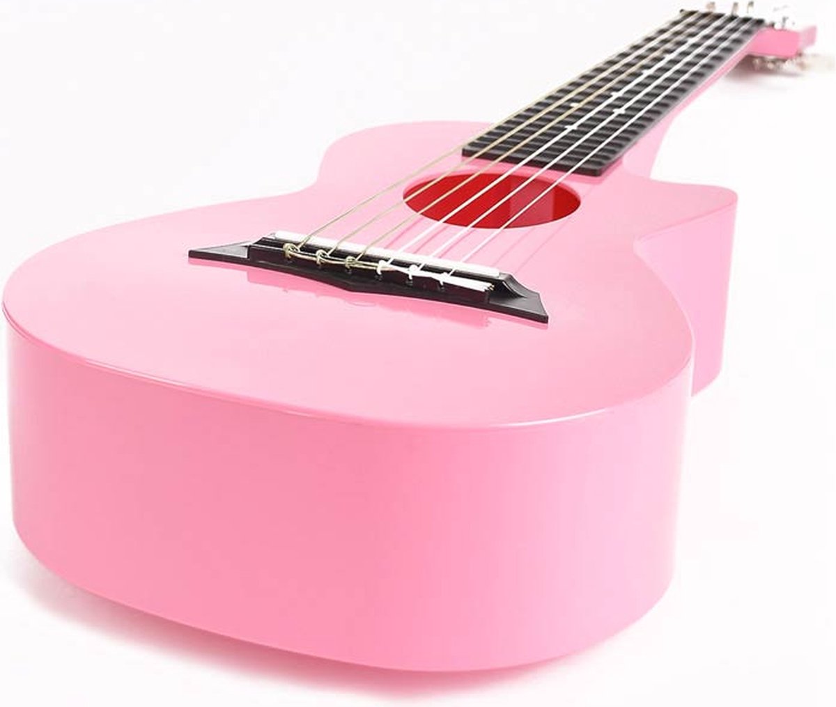 Korala PUG-40-PK polycarbonaat guitarlele roze