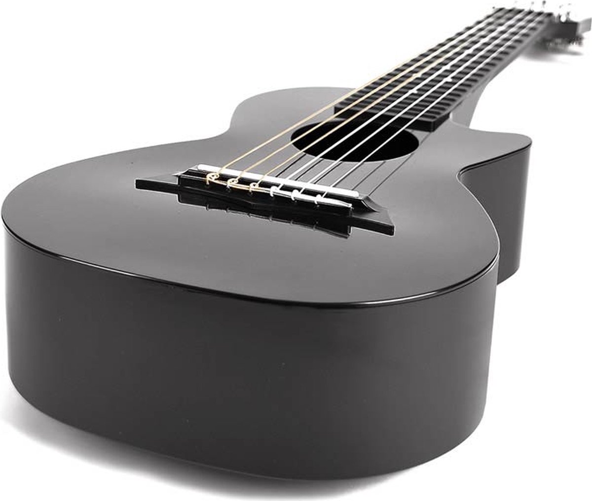 Korala PUG-40-BK polycarbonaat guitarlele zwart