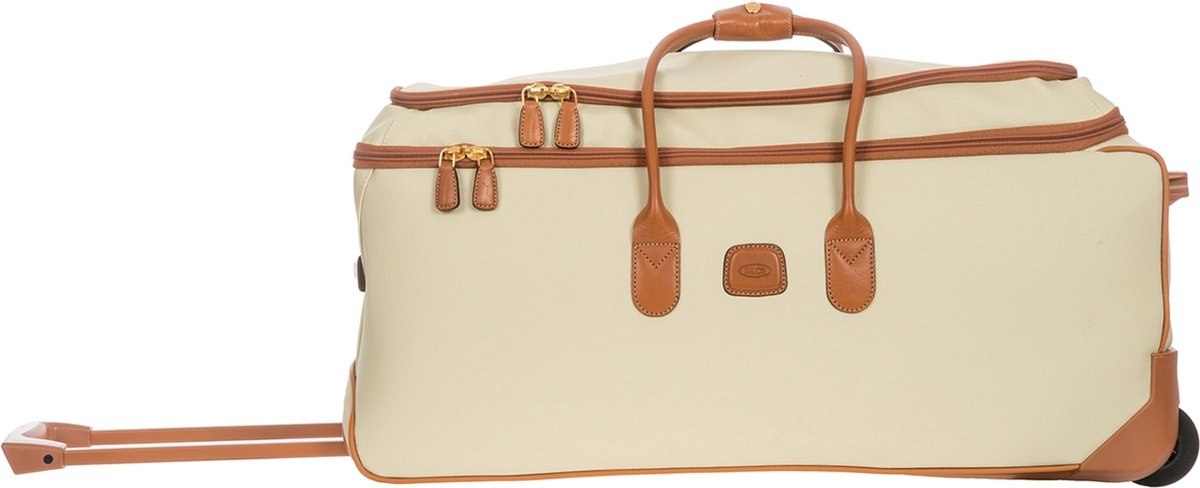 BRIC'S Reistas Trolley Firenze Holdall / Wheeled Duffle 73 L Cream Beige 72cm