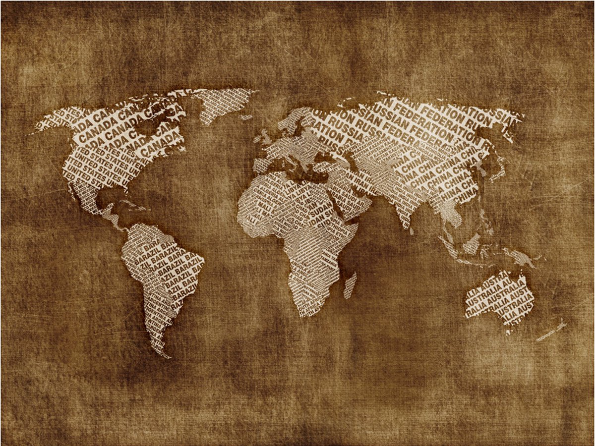 Fotobehang - Geographical discoveries.