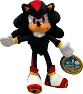 Sonic the Hedgehog 2 - Knuffel - Shadow the Hedgehog - Pluche - Zwart - 32 cm