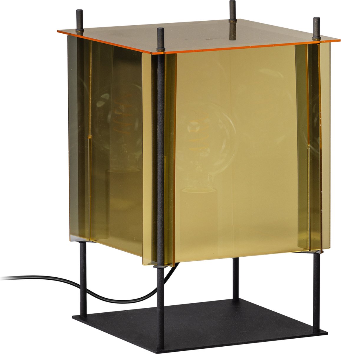 ETH Cube - Tafellamp - Goud Zilver - 38 cm hoog
