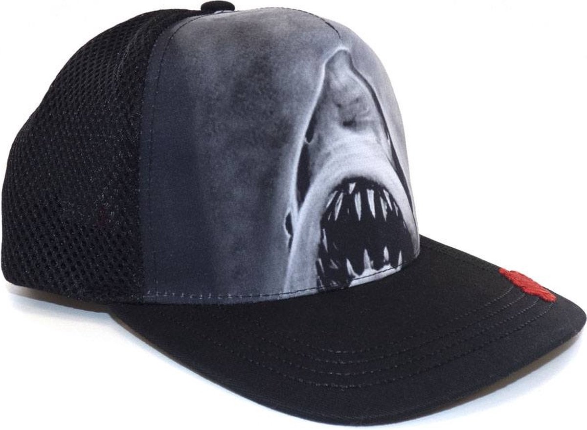 Jaws - Sublimatiedruk Zwart Snapback Cap
