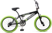 Freestyle BMX 20" Royal-Bugatti  - mat zwart met groene banden