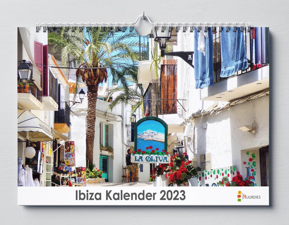 Ibiza kalender 2023 | 35x24 cm | jaarkalender 2023 | Wandkalender 2023