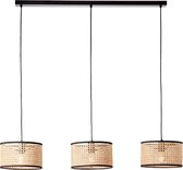 Brilliant Wiley - Hanglamp - Hout;Zwart