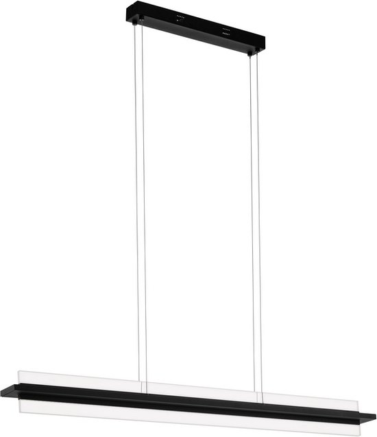 EGLO Spadafora Hanglamp - inclusief LED - 116 cm - Zwart