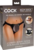 Pipedream - Comfy Body Dock Harness - Strap On Harness Zwart