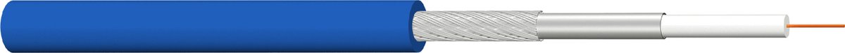 Megasat Flex coax-kabel 20 m F-type Blauw