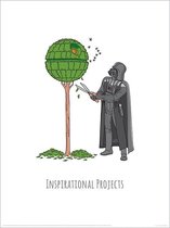 Star Wars Poster - Vaders Boredom Busting Ideas Inspirational Projects - 40 X 30 Cm - Wit