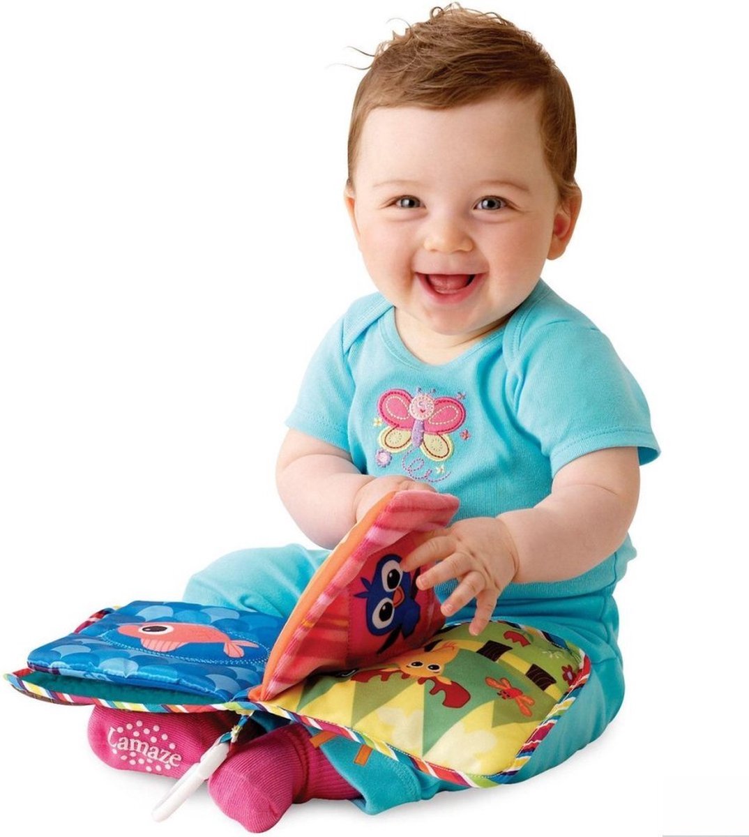 Lamaze Dieren Ontdekkingsboekje - Babyboekje - Educatief Babyspeelgoed — afbeelding 4