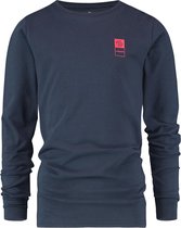 Vingino Basic Longsleeve Jongens T-shirt - Midnight Blue - Maat 104