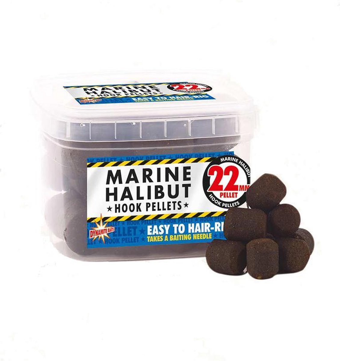 Dynamite Baits Marine Halibut - Hook Pellet - 22mm - Zwart