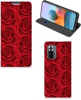 Mobiel Bookcase Xiaomi Redmi Note 10 Pro Smart Cover Red Roses