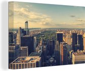 Canvas Schilderij New York - Central Park - USA - 90x60 cm - Wanddecoratie