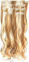 Clip in hair extensions 7 set wavy blond - P27/613