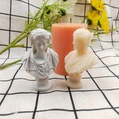 Silicone vorm voor Zeep of Kaarsen Buste Romein