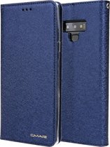 Voor Galaxy Note 9 CMai2 Zijde Textuur Horizontaal Flip Leren Tas met Houder & Kaartsleuven & Fotolijst & Portemonnee (Koningsblauw)