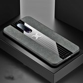 Voor OPPO R17 PRO XINLI stiksels Textue schokbestendige TPU beschermhoes (grijs)