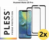 Huawei Mate 20 Pro Screenprotector Glas - 2x - Pless®
