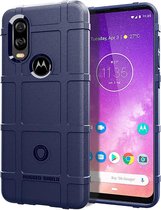 Volledige dekking schokbestendige TPU-hoes voor Motorola MOTO P50 (blauw)