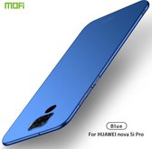 MOFI Frosted PC ultradunne harde hoes voor Huawei Nova 5i Pro (blauw)