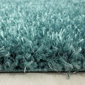 Extra hoogpolig shaggy vloerkleed Brilliant - aqua - 80x150 cm