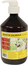 Utopia diertotaal zalmolie naturel met pompje - 500 ml - 1 stuks