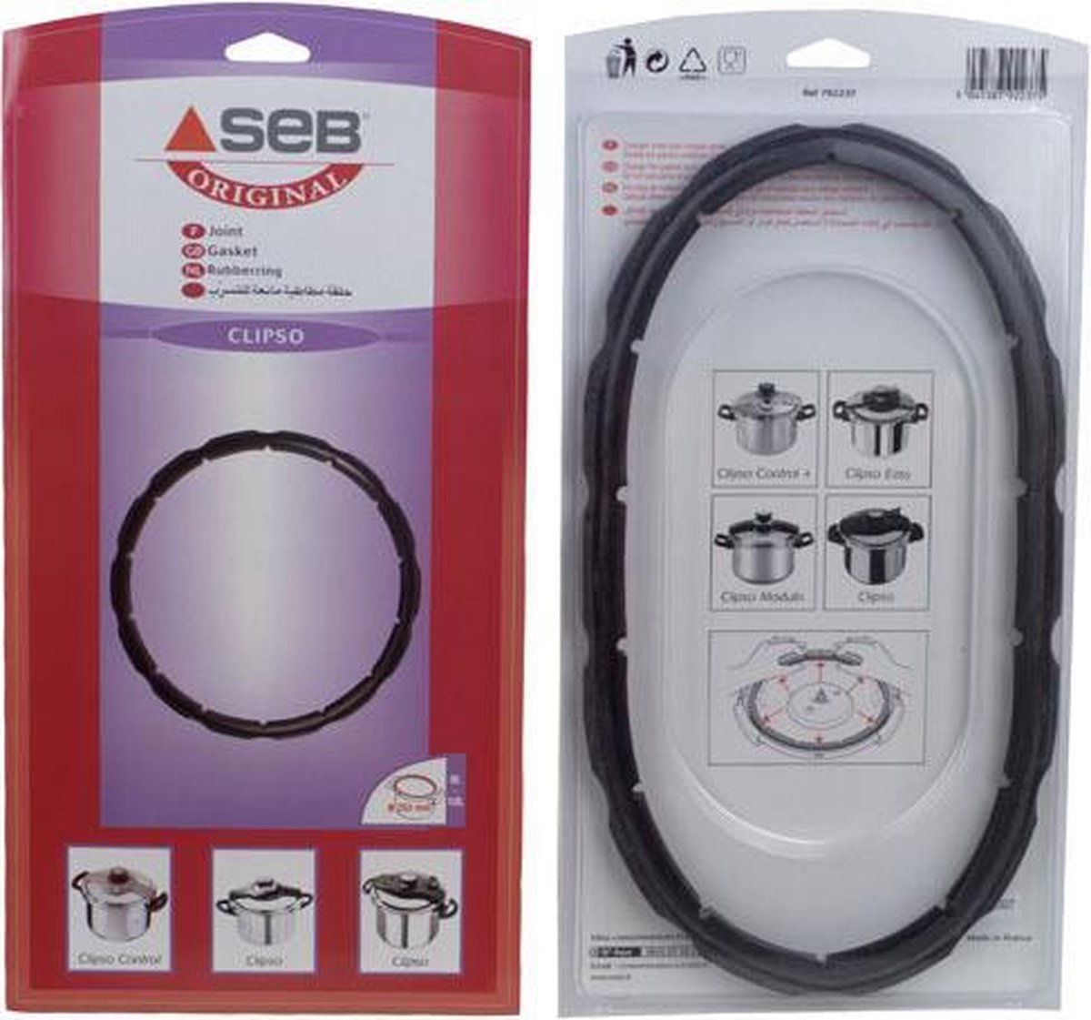 Paxanpax PCK1146 Tefal Schnellkochtopf-Dichtung passend für