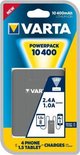 Varta Family ki-ion Powerpack 2 USB poorten 10400 mAh, inclusief 1 MicroUSB kabel