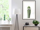 Artgeist - Schilderij - Funny Cactus I - Multicolor - 30 X 45 Cm