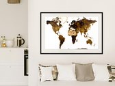 Artgeist - Schilderij - Our World - Multicolor - 60 X 40 Cm