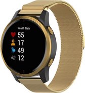 Milanees Smartwatch bandje - Geschikt voor  Garmin Vivomove HR Milanese band - goud - Horlogeband / Polsband / Armband