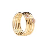 P D Paola 925 Sterling Zilveren Electra Orion Gold Ring  - Goudkleurig