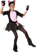 dressforfun - Roos katje 140 (9-10y) - verkleedkleding kostuum halloween verkleden feestkleding carnavalskleding carnaval feestkledij partykleding - 302102
