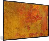 Photo encadrée - Peinture à l'huile Cadre photo couleurs d'automne noir 120x80 cm - Affiche encadrée (Décoration murale salon / chambre)