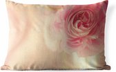 Buitenkussens - Tuin - Een zachte en roze boterbloem - 50x30 cm
