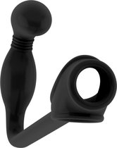 No.2 - Butt Plug with Cockring - Black - Butt Plugs & Anal Dildos - Cock Rings