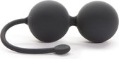 Tighten and Tense Silicone Jiggle Balls - Black - Balls -