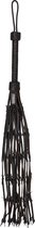Saddle Leather With Barbed Wire Flogger 30" - Bondage Toys - Whips