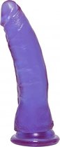 7 Inch Thin Dong - Purple - Realistic Dildos -