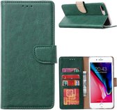 Fonu Bookcase hoesje iPhone 8 Plus - 7 Plus Groen