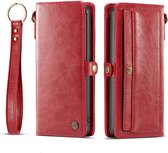 FONU Leren Bookcase 2 in 1 Hoesje Samsung Galaxy Note 10 - Rood