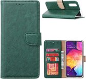 Fonu Bookcase hoesje Samsung A50 - A30s Groen