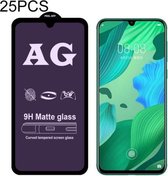25 STKS AG Mat Anti Blauw Licht Volledige dekking Gehard glas Voor Huawei Y9 (2019) / Enjoy 9 Plus
