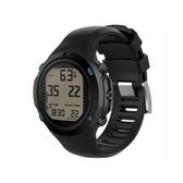 Smart Watch siliconen polsband horlogeband voor Suunto D6i (zwart)