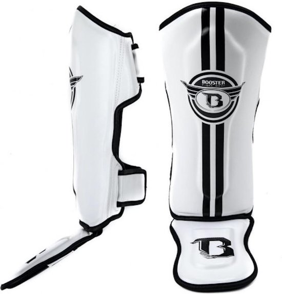 Protège- Protèges-tibias Booster Kinder SG YOUTH ELITE 4 Wit Zwart - Kids - 8 ans
