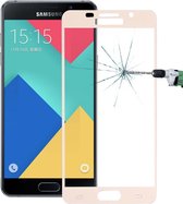 Voor Galaxy A5 (2016) / A510 0,26 mm 9H Oppervlaktehardheid Explosiebestendig Zeefdruk Gehard glas Volledig scherm (goud)