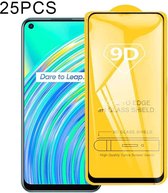 Voor OPPO Realme C17 25 PCS 9D Full Glue Full Screen Gehard Glas Film