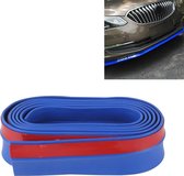 Universele 2,5 m auto voorbumper Lip Splitter spoilerkap Adhesive Protector (blauw)